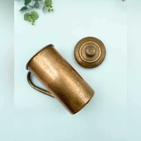 Solid Copper Pitcher with Lid - Picture 5 of 5